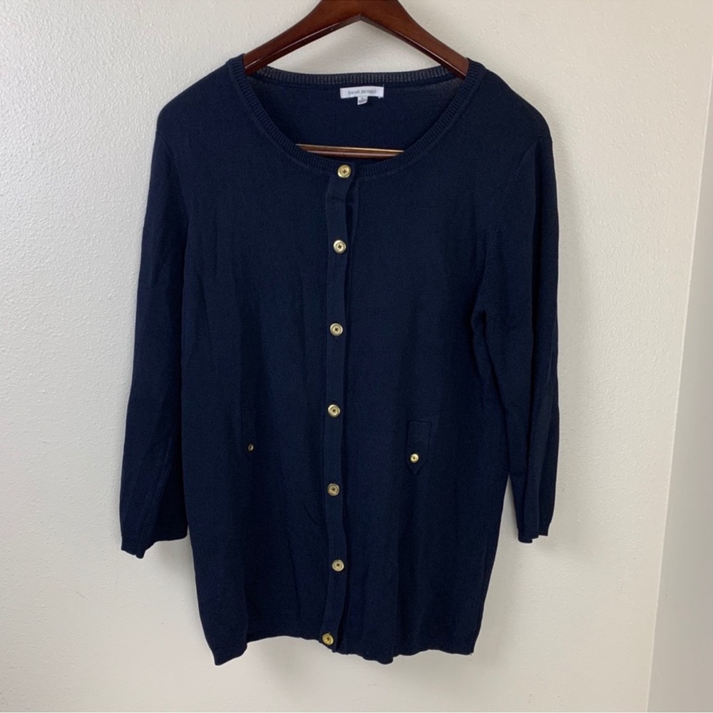 Harve Bernard Button up Top Size XL Dark Blue